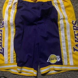 Lakers Lebron shorts